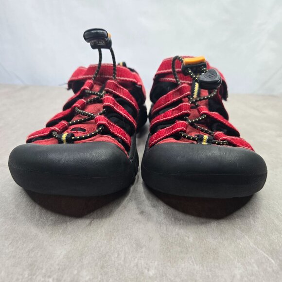 Keen Outdoor Fisherman Sport Sandals Kids Size 4 Red Sport Hiking Water Shoes - Picture 3 of 8